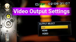 Sony Pxw Z150 Camera Video Output Settings  sony nx100 video output settings [upl. by Llirpa]