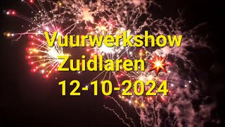 Vuurwerkshow Zuidlaren💥12102024 [upl. by Amadeo]