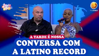 Acompanha a conversa com os membros da Latino  A tarde é nossa TV ZIMBO [upl. by Enelram514]