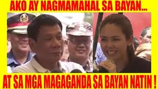 PRESIDENT DUTERTE UMISTYLE ULI SA MAGANDANG REPORTER NG GMA NEWS [upl. by Malone]