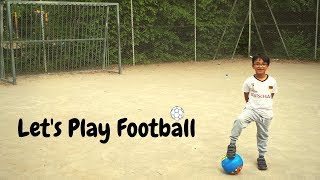 Lets Play Football  Kids Playing Football  Kids Playing Soccer  Talhas Toy Story [upl. by Nierman]