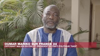 Oumar Mariko opposant malien  quotAssimi Goïta et ses camarades sont lobstacle à la paix au Maliquot [upl. by Ferdy]