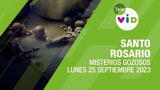 Santo Rosario de hoy Lunes 25 Septiembre de 2023 📿 Misterios Gozosos TeleVID SantoRosario [upl. by Dumanian298]