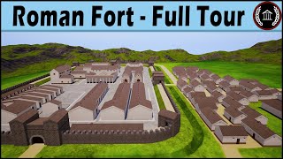 Full Tour of a Roman Fort  Fort Vindolanda [upl. by Ravid]