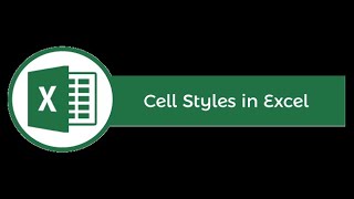 How to Use Cell Styles in Excel [upl. by Laehcar804]