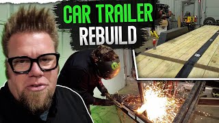 Car Trailer Rebuild How to Increase the Load Capacity of your trailer [upl. by Camilia]