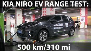 Kia Niro EV driving 500 km310 mi in one charge [upl. by Neeli]