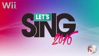 Lets Sing 2016  Song List  Extras Wii [upl. by Yebba995]