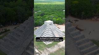 The Pyramid Of Kukulcan Mexico Unique Fact shorts shortsvideo thepyramidofkukulcan mexico [upl. by Bonnes752]