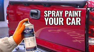 How To Spray Paint Your Car  Get GREAT Results at Home [upl. by Nytsud]