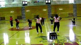 MCHS Step team quotUniquely Goldquot at Brookwood high school step competition part 1 [upl. by Ylrebmek]