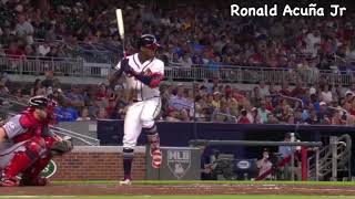 Ronald Acuña Jr Swing  2018 [upl. by Guildroy]