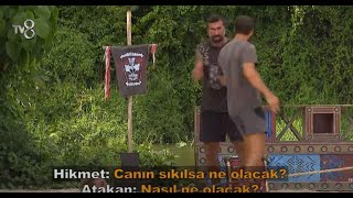 Avatar Atakan Hikmet Kavgası İyice Büyüdü Survivor 2022 [upl. by Shulman103]