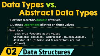 Data Types vs Abstract Data Types [upl. by Ayo]