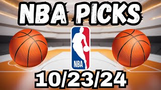 NBA Picks and Predictions Today 102324 [upl. by Vastah508]