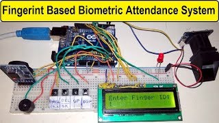 Fingerprint Based Biometric Attendance System using Arduino [upl. by Durkee]