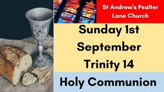 St Andrews Psalter Lane Church Service of Holy Communion for Sunday 1st September 2024 [upl. by Winifred]