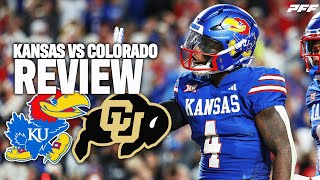 Colorado vs Kansas Review  PFF Grade Release Show [upl. by Grati]