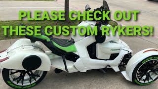 Can Am RYKER Which one of these custom rykers is the best [upl. by Lehrer]