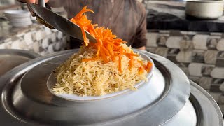 Afghani Pulao Original Recipe  40KG Peshawari Kabuli Pulao Recipe  Kohatx [upl. by Dawkins]