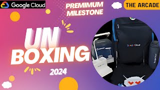 Google Cloud Swags Unboxing  Premium Milestone Swags  2024  qwiklabs qwiklabsarcade2024 [upl. by Aivitnahs]