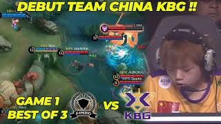 DEBUT TEAM CHINA KBG DI M5 WILDCARD OKE GAMEPLAYNYA  KBG vs IMPERIO  Game 1  KBreakdown [upl. by Oicaroh]