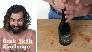 50 People Try to Open a Bottle of Wine  Epicurious [upl. by Niu]