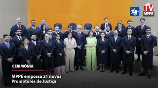 MPPE empossa 21 novos Promotores e Promotoras de Justiça [upl. by Daven]