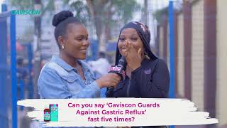 Gaviscon Vox Pop  Tongue Twister challenge [upl. by Ginsburg]