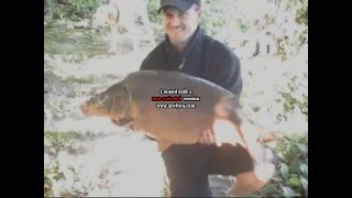 Pêche à la carpe dans le Rhône carpe miroir 16kg6avi [upl. by Bekelja]