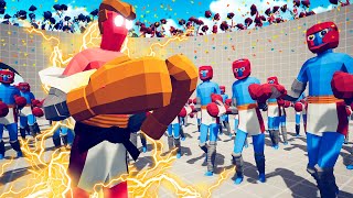 LA FUERZA INFINITA DEL LUCHADOR DORADO  TOTALLY ACCURATE BATTLE SIMULATOR [upl. by Yarehs]