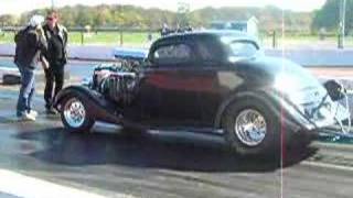 1200HP HOT ROD  1934 FORD WITH BLOWN BBC [upl. by Hgielrac]