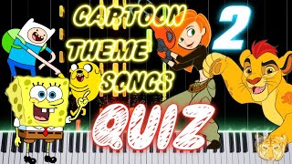 Cartoon Theme Songs QUIZ  Piano Edition [upl. by Eimmak71]