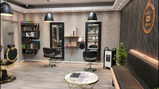 Stylish barber shop interior design 2 of 2 [upl. by Yerac567]