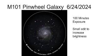 Equinox 2 Telescope M101 M57 M27 Range of Exposure Times [upl. by Naejeillib]