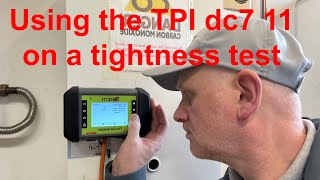 TPI dc7 11 How to carry out a tightness test using the new TPI dc7 11 flue gas analyser [upl. by Janelle523]