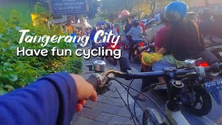 Tangerang this morning cycling around [upl. by Ayal]