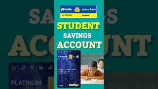 Indian Bank Student Savings Account Charges features 2024  IB Kishore Savings account [upl. by Niatsirt]