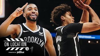 Inside the Nets Thrilling Win Against Atlanta  On Location with The Brooklyn Nets [upl. by Anehsuc]