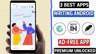 3 Best Free Writing Apps For Android  Handwriting App Android [upl. by Mohl]