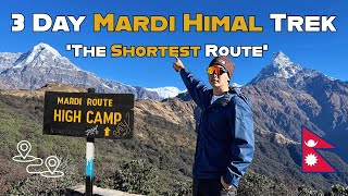 Pokhara to Mardi Himal Base Camp Silent Trek [upl. by Yellek841]