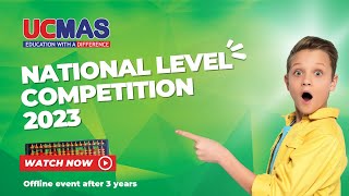 UCMAS  National Level Competition [upl. by Annahvas]