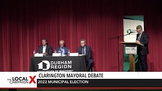 Rogers tv Durham Region  The Local Campaign Clarington Mayoral Forum [upl. by Acinomed721]