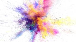 4K Color Explosion on WHITE Background [upl. by Nylisoj]