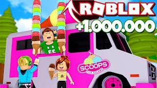 MI PROPIA HELADERÍA de 1000000 de ROBUX en ROBLOX [upl. by Gylys]