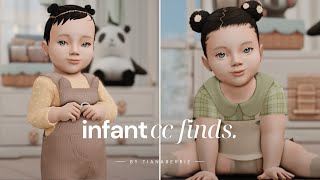 60 sims 4 infant cc finds  links  sims 4 contenido personalizado haul para bebés [upl. by Retlaw669]