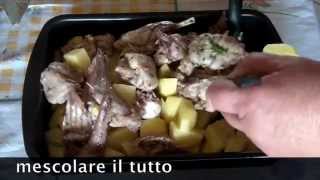 Coniglio con patate al forno [upl. by Laroc]