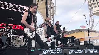 Omnium Gatherum “Who Could Say” Live at 70000 Tons of Metal [upl. by Cheston]