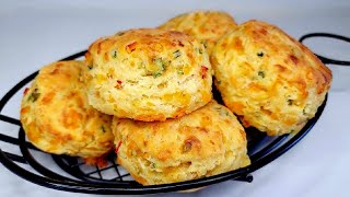 Flavorful cheese scones  recipe [upl. by Bracci]