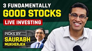 Buying these stocks which are also in Saurabh Mukherjeas portfolio LiveInvesting [upl. by Bixler]